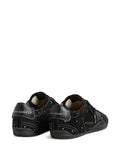 Golden Goose True-Star In Black Suede With Swarovski Crystals — Black — Size US M 3.5 - US W 5 — Back View