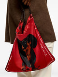 Bimba Y Lola Dog Print Tote Bag — Same as shown — Size One Size — Back View