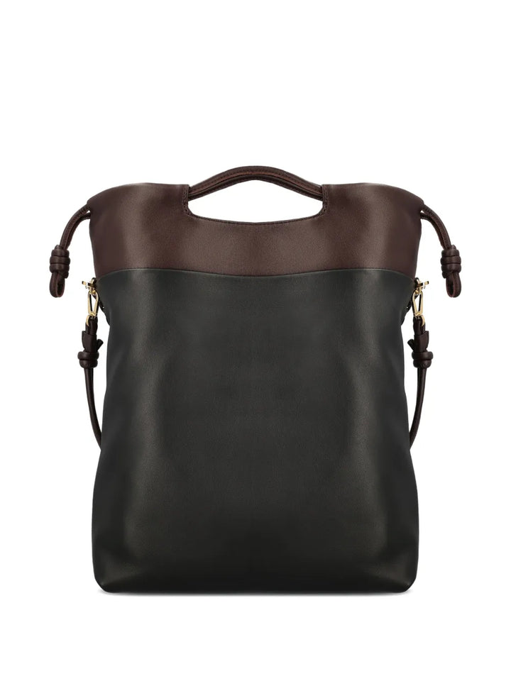 Loewe Chain Detail Leather Shoulder Bag — Same as shown — Size One Size — Side View