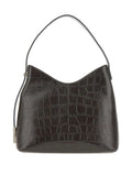 Osoi Crocodile Effect Leather Shoulder Bag — Same as shown — Size One Size — Side View