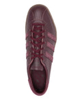 adidas Tobacco Leather Sneakers — Brown — Size US M 9.5 - US W 11 — Top View