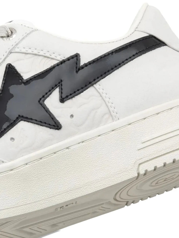 A Bathing Ape?Sta Os Sneakers — White — Size US M 3.5 - US W 5 — Top View