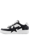 A Bathing Ape?Star-Appliqu?Sneakers — Black — Size US M 3.5 - US W 5 — Front View