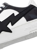 A Bathing Ape?Star-Appliqu?Sneakers — Black — Size US M 3.5 - US W 5 — Top View