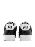 A Bathing Ape?Star-Appliqu?Sneakers — Black — Size US M 3.5 - US W 5 — Side View