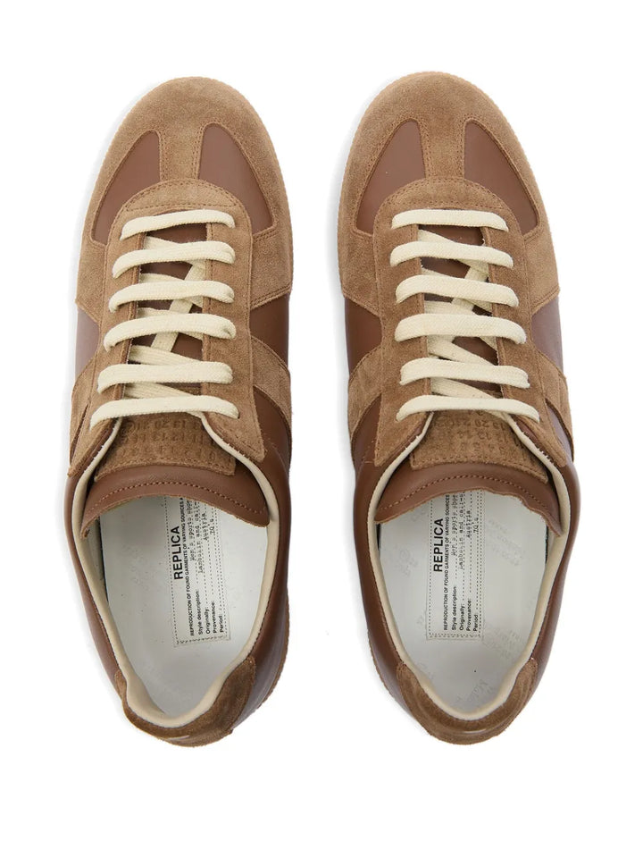 Maison Margiela Replica Panelled — Light Brown — Size US M 3.5 - US W 5 — Top View