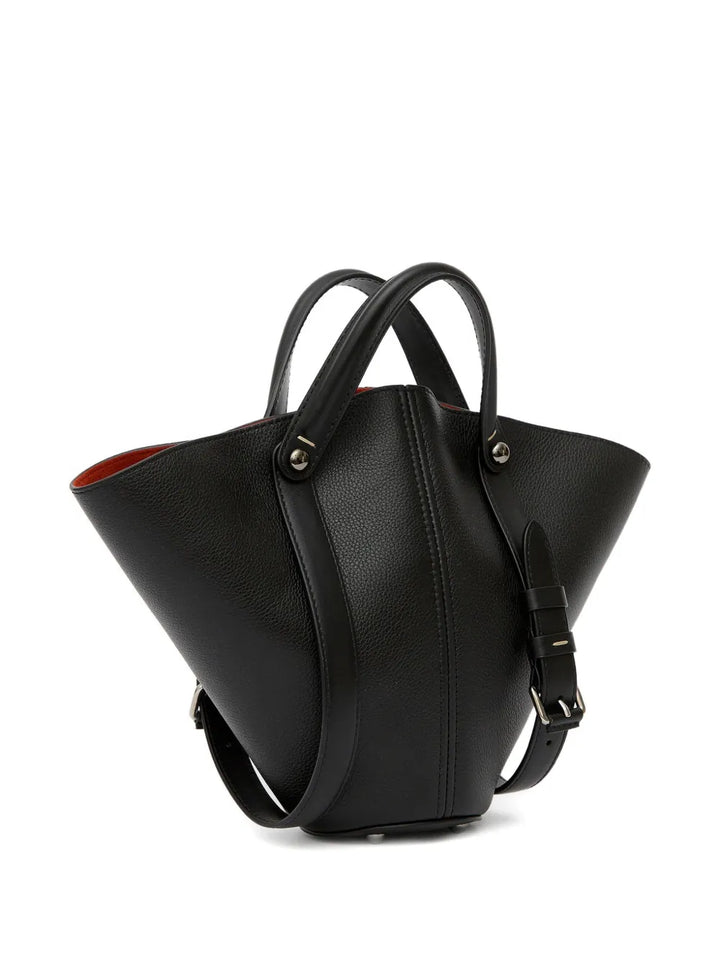 Maison Margiela Dress Age Leather Shoulder Bag — Same as shown — Size One Size — Back View
