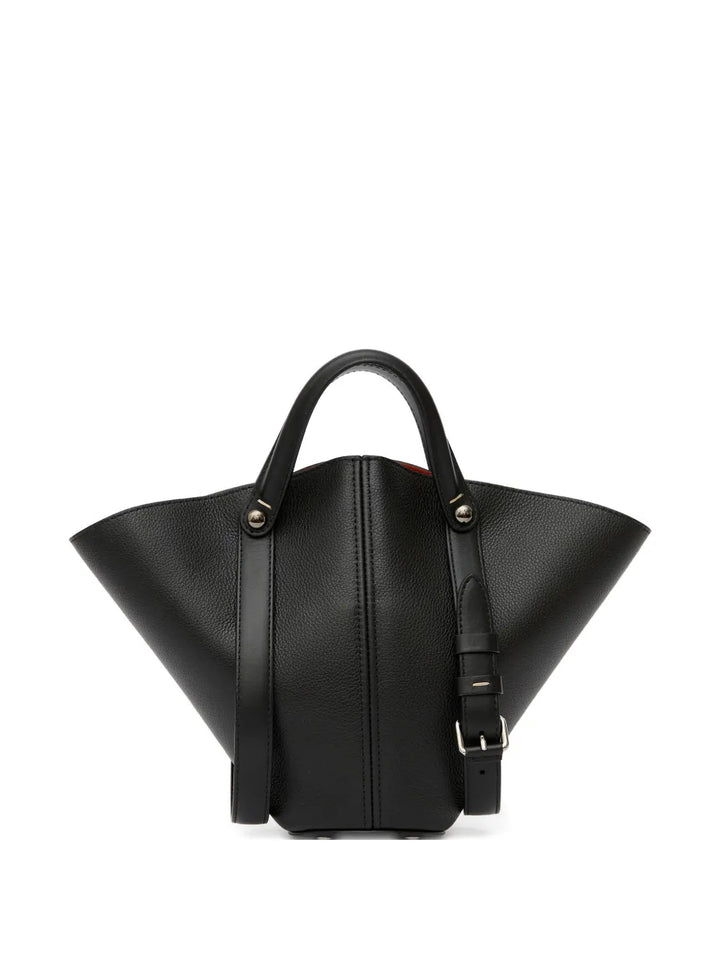Maison Margiela Dress Age Leather Shoulder Bag — Same as shown — Size One Size — Front View