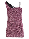 Area Crystal Strap Sequin Mini Dress — Same as shown — Size XS — Front View