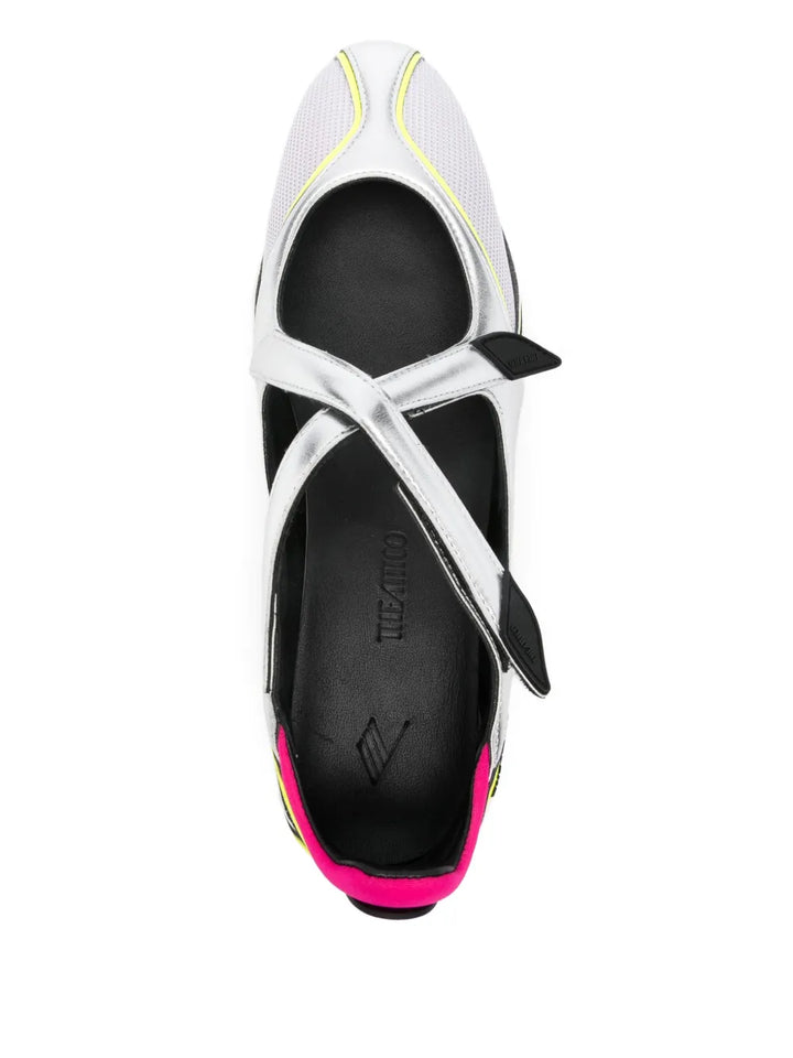 The Attico Cut-Out Floor — Grey — Size US M 3.5 - US W 5 — Top View