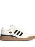 adidas Forum Low Striped Sneakers — Off-White — Size US M 8.5 - US W 10 — Front View