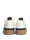 adidas Forum Low Striped Sneakers — Off-White — Size US M 8.5 - US W 10 — Top View