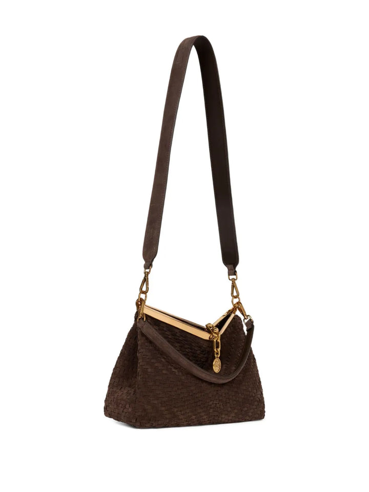 Etro Medium Vela Suede Shoulder Bag — Same as shown — Size One Size — Top View