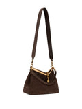 Etro Medium Vela Suede Shoulder Bag — Same as shown — Size One Size — Top View