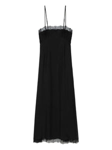 Zadigvoltaire Ridar Lace Midi Dress — Black — Size XS — Front View