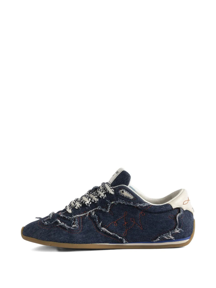 Zadig&Voltaire Dance Frayed — Blue — Size US M 3.5 - US W 5 — Detail View