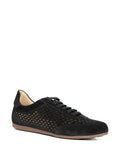 Sarah Chofakian Gelato Perforated — Black — Size US M 3.5 - US W 5 — Side View