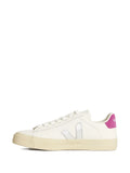 VEJA Logo Leather — White — Size US M 3.5 - US W 5 — Back View