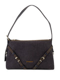 Givenchy Medium Voyou Denim Shoulder Bag — Same as shown — Size One Size — Front View
