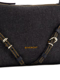 Givenchy Medium Voyou Denim Shoulder Bag — Same as shown — Size One Size — Top View