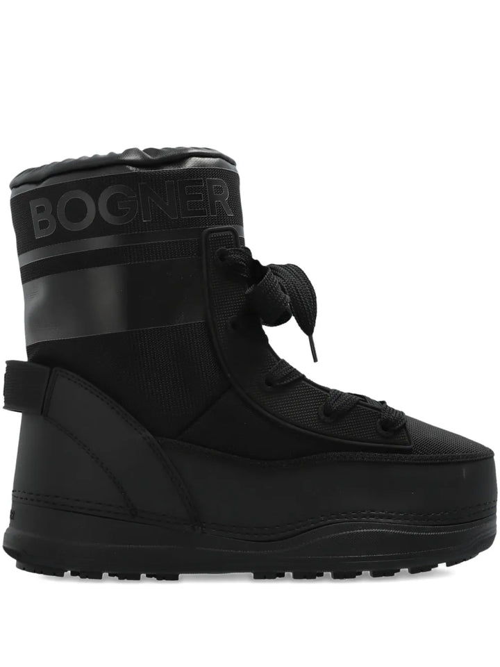 BOGNER X Michelin La Plagne 21 Logo — Black — Size US M 3.5 - US W 5 — Front View