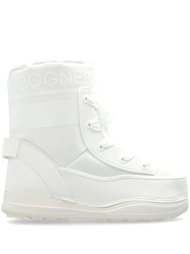 BOGNER Xmichelin La Plagne Lace-Up — White — Size US M 3.5 - US W 5 — Front View