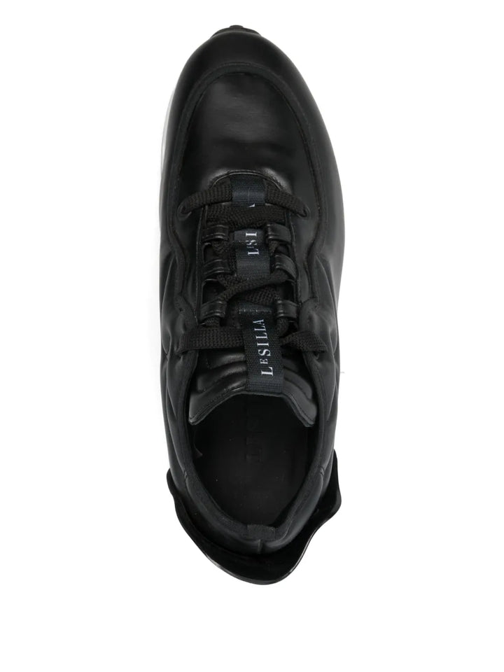 Le Silla Leather — Black — Size US M 3.5 - US W 5 — Top View