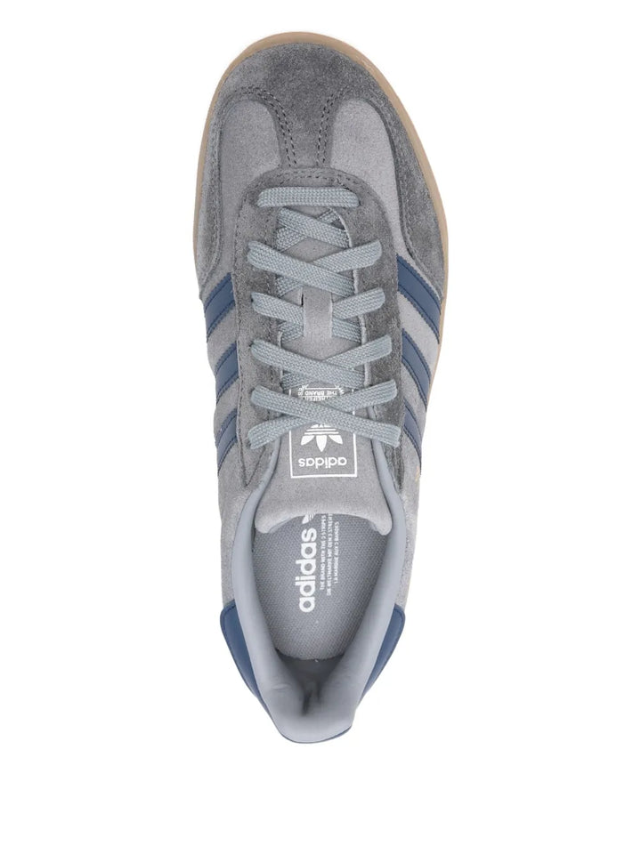 adidas Gazelle Indoor Sneakers — Grey — Size US M 4.5 - US W 6 — Top View