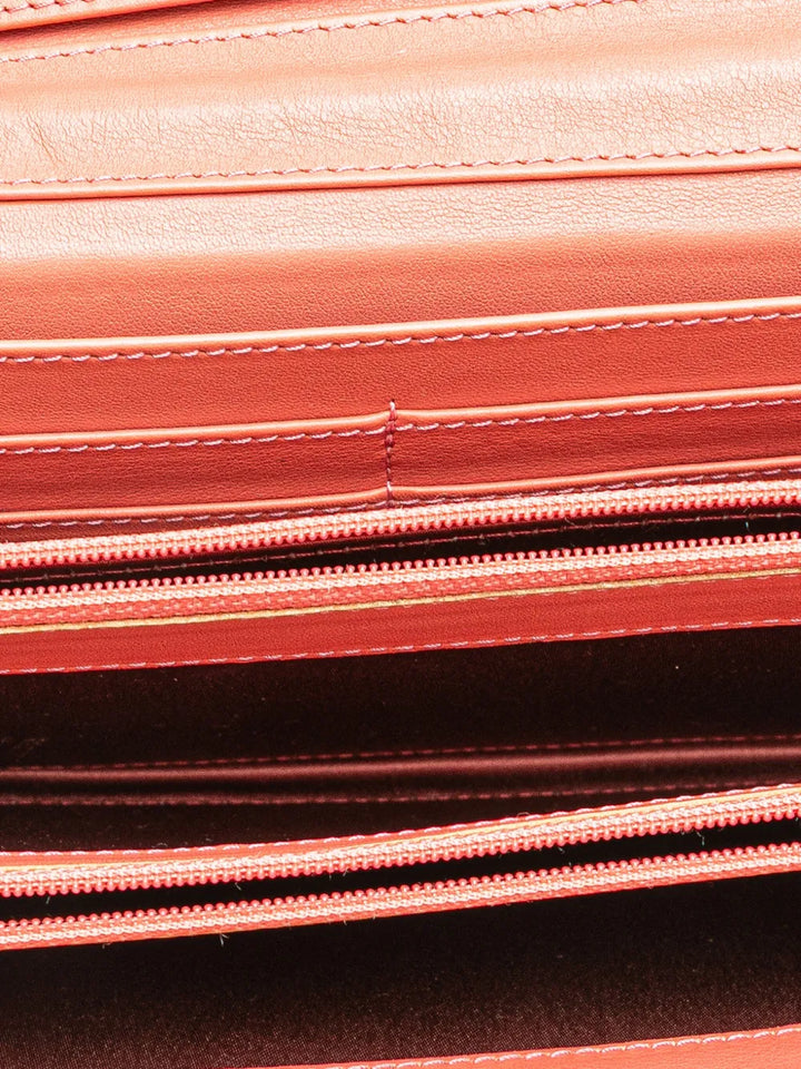 Chanel Pre Owned 2010 2011 Quilted Patent Brilliant East West Wallet On Chain Shoulder Bag — Same as shown — Size One Size — Detail View