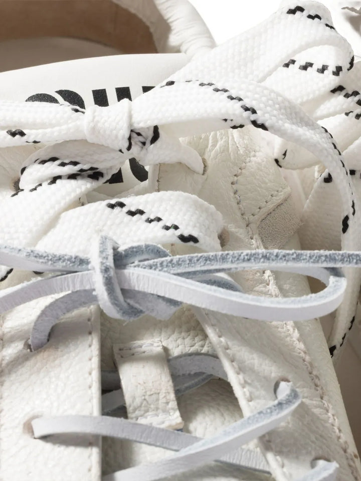 Miu Miu Deco Leather — White — Size US M 3.5 - US W 5 — Top View