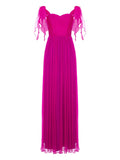 Roserry Elizabeth Ruffled Maxi Dress — Same as shown — Size XS — Front View