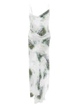 Christopher Esber Cowl Neck Slip Maxi Dress — White — Size XS — Front View