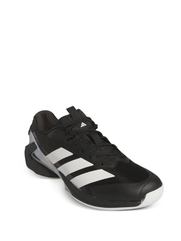 adidas Adizero Ubersonic 5 Tennis Sneakers — Black — Size US M 7 - US W 8.5 — Side View