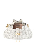 Jimmy Choo Small Cinch Perforated Lace Drawstring Shoulder Bag — Same as shown — Size One Size — Top View