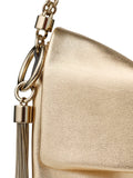 Jimmy Choo Callie Flap Chain Shoulder Bag — Same as shown — Size One Size — Top View