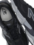 New Balance 9060 Logo — Black — Size US M 3.5 - US W 5 — Top View