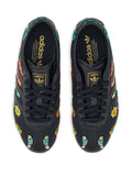 adidas Floral-Embroidered Lace-Up — Black — Size US M 3.5 - US W 5 — Top View