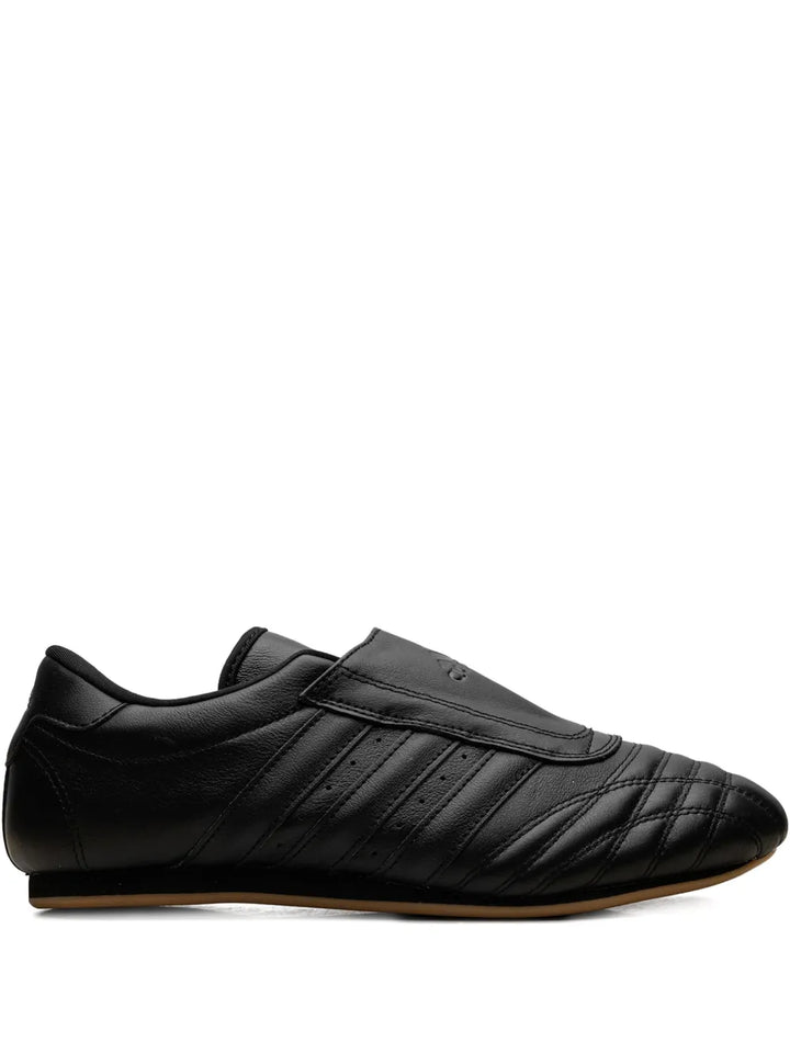 adidas Quilted Taekwondo Sneakers — Black — Size US M 9.5 - US W 11 — Front View