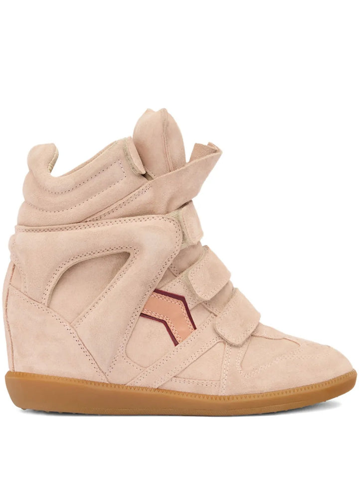 ISABEL MARANT 50Mm Bekett Leather — Pink — Size US M 3.5 - US W 5 — Front View