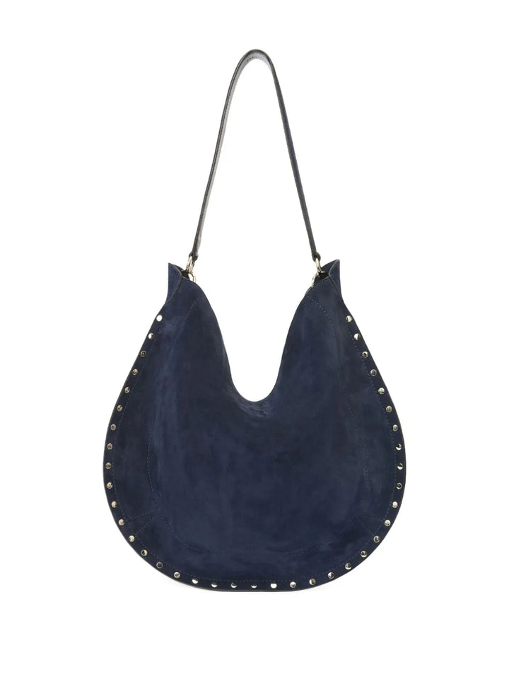 Isabel Marant Oskan Soft Studded Shoulder Bag — Same as shown — Size One Size — Back View