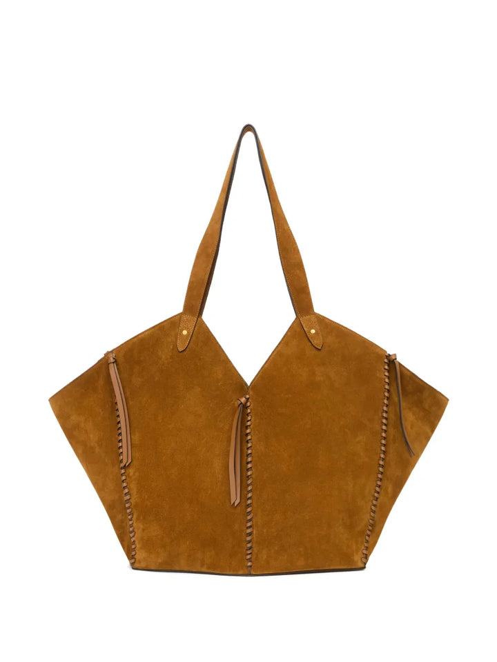 Isabel Marant Stitched Tampa Tote Shoulder Bag — Same as shown — Size One Size — Back View