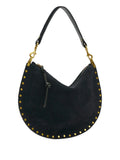 Isabel Marant Oskan Studded Zip Shoulder Strap — Same as shown — Size One Size — Top View