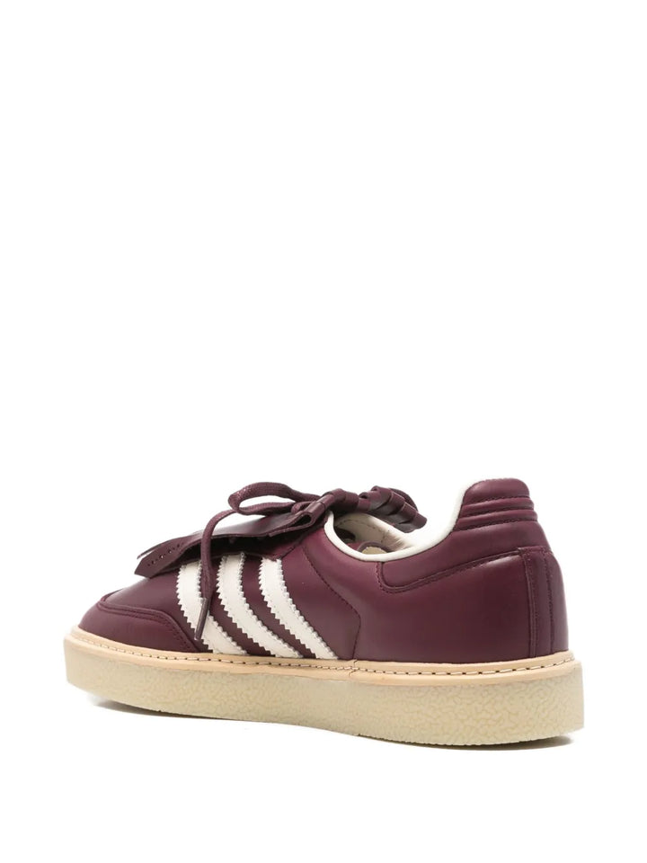 adidas Samba Lux Sneakers — Burgundy — Size US M 10.5 - US W 12 — Back View