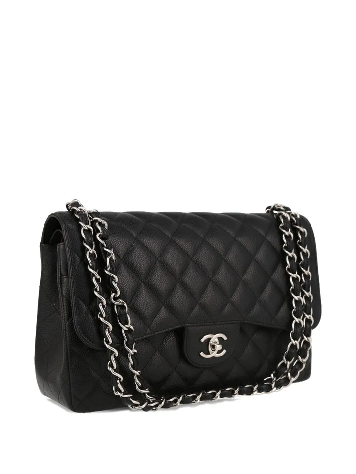 Chanel Pre Owned 2020S Timeless Jumbo Leather Shoulder Bag — Same as shown — Size One Size — Back View