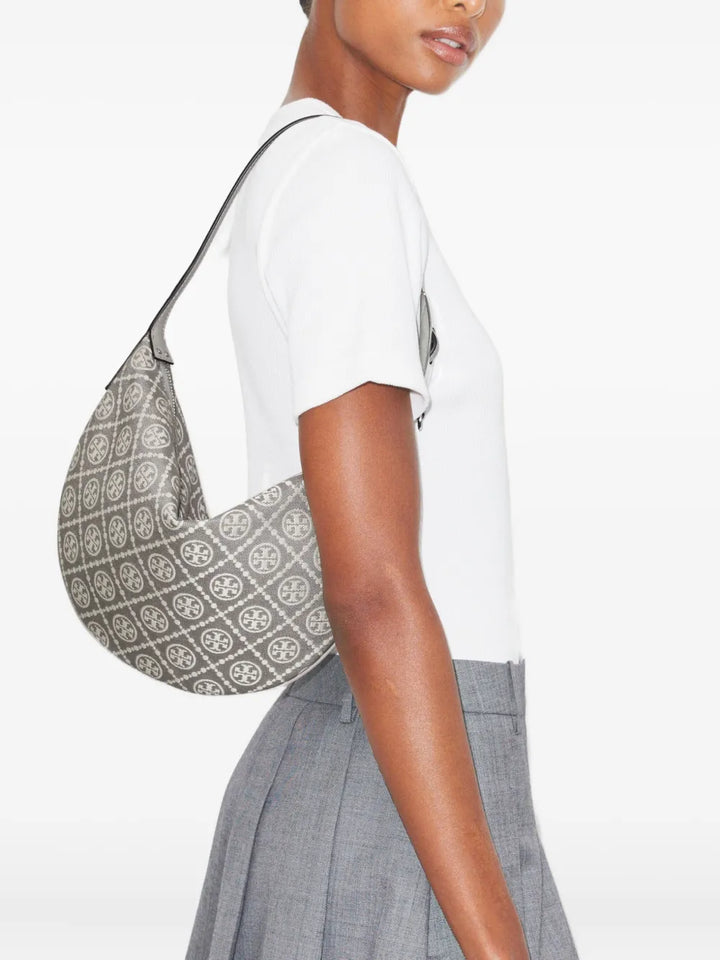 Tory Burch Small Balloon Monogram Utility Shoulder Bag — Same as shown — Size One Size — Side View