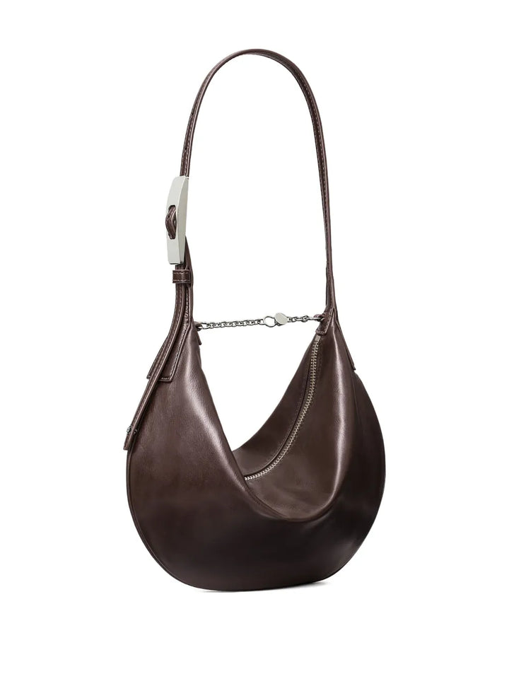 Tory Burch Small Balloon Zip Leather Shoulder Bag — Same as shown — Size One Size — Back View