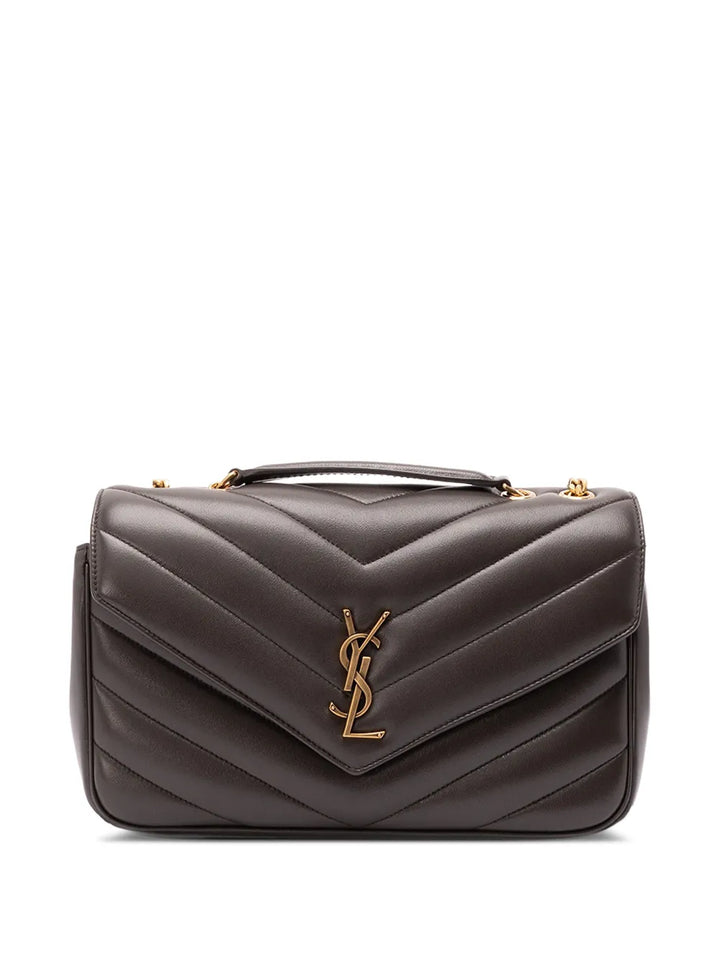 Saint Laurent Chevron Chain Shoulder Bag — Same as shown — Size One Size — Front View