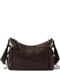 Prada Large Explore Leather Shoulder Bag — Same as shown — Size One Size — Front View