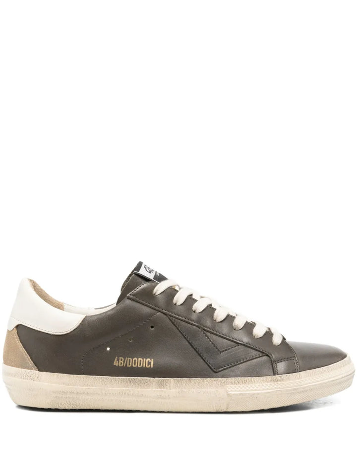4B12 Suprime Sneakers — Brown — Size US M 3.5 - US W 5 — Front View