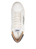 4B12 Suprime Panelled Sneakers — White — Size US M 3.5 - US W 5 — Top View